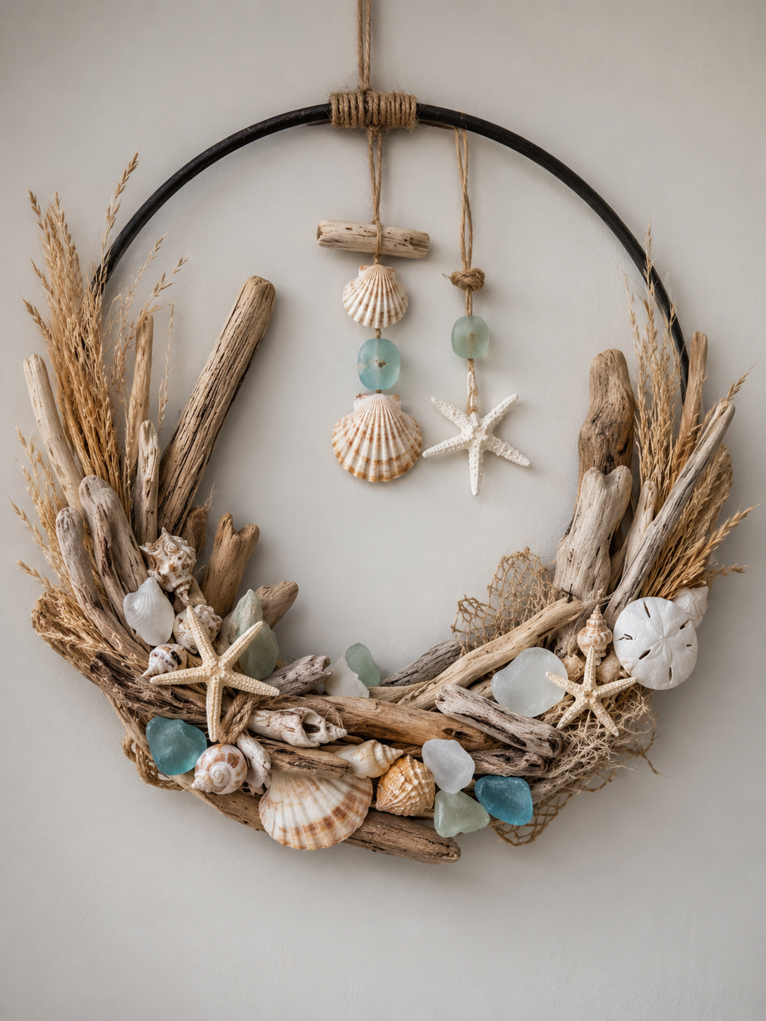 Lindas Guirlandas Feitas com Troncos de Árvores e Motivos Marinhos: Ideias Rústicas para Decorar com Alma de Praia Lindas Guirlandas Feitas com Troncos de Árvores e Motivos Marinhos: Ideias Rústicas para Decorar com Alma de Praia lindas guirlandas feitas com troncos de arvores e motivos marinhos 7