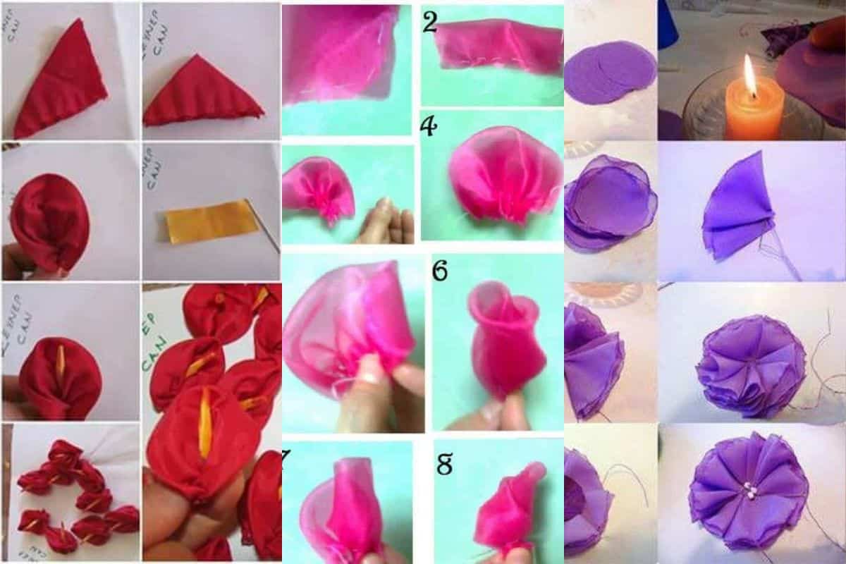 lindas rosas de organza 10