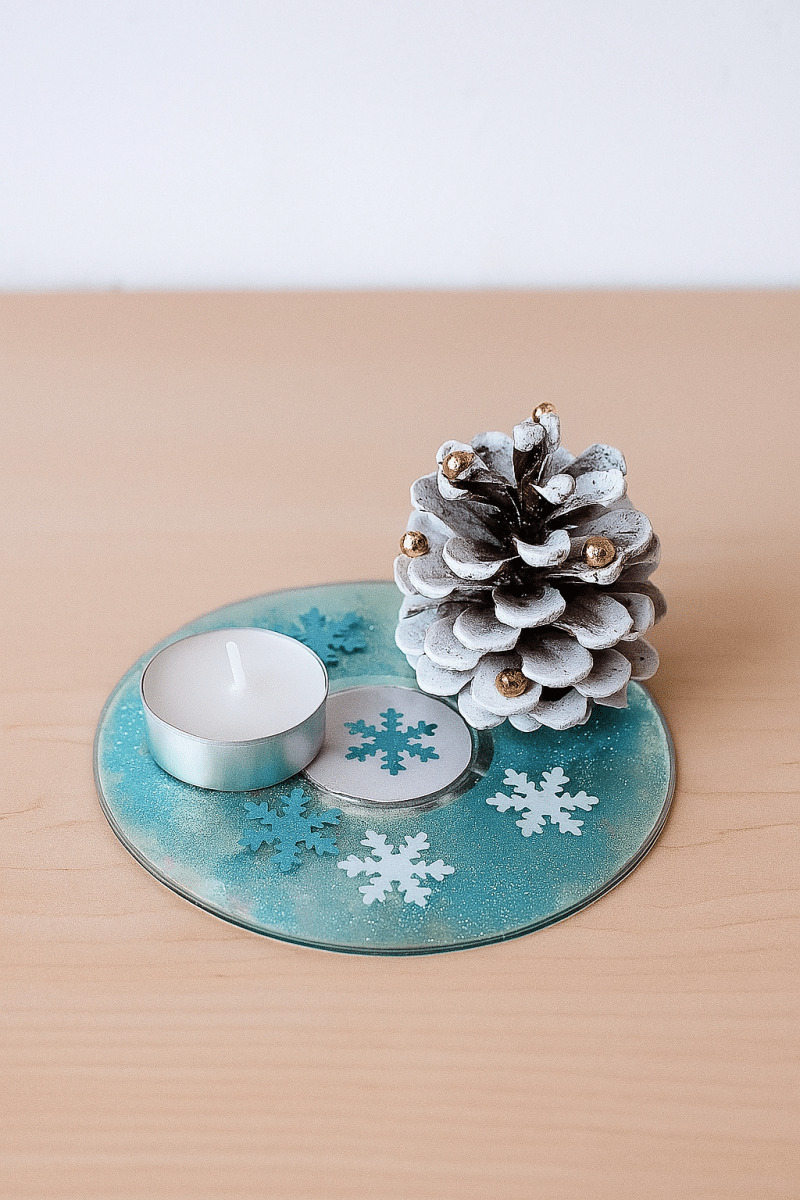 lindos arranjos natalinos com cds velhos 5