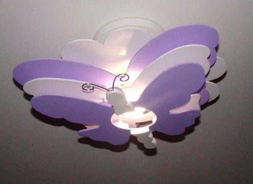 luminaria borboleta p decoraco de quarto infantil e bebe