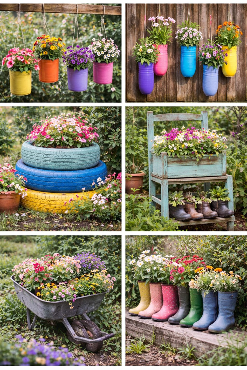 Maneiras Criativas para Plantar no Jardim: ideias simples, bonitas e cheias de personalidade maneiras criativas para plantar no jardim 2