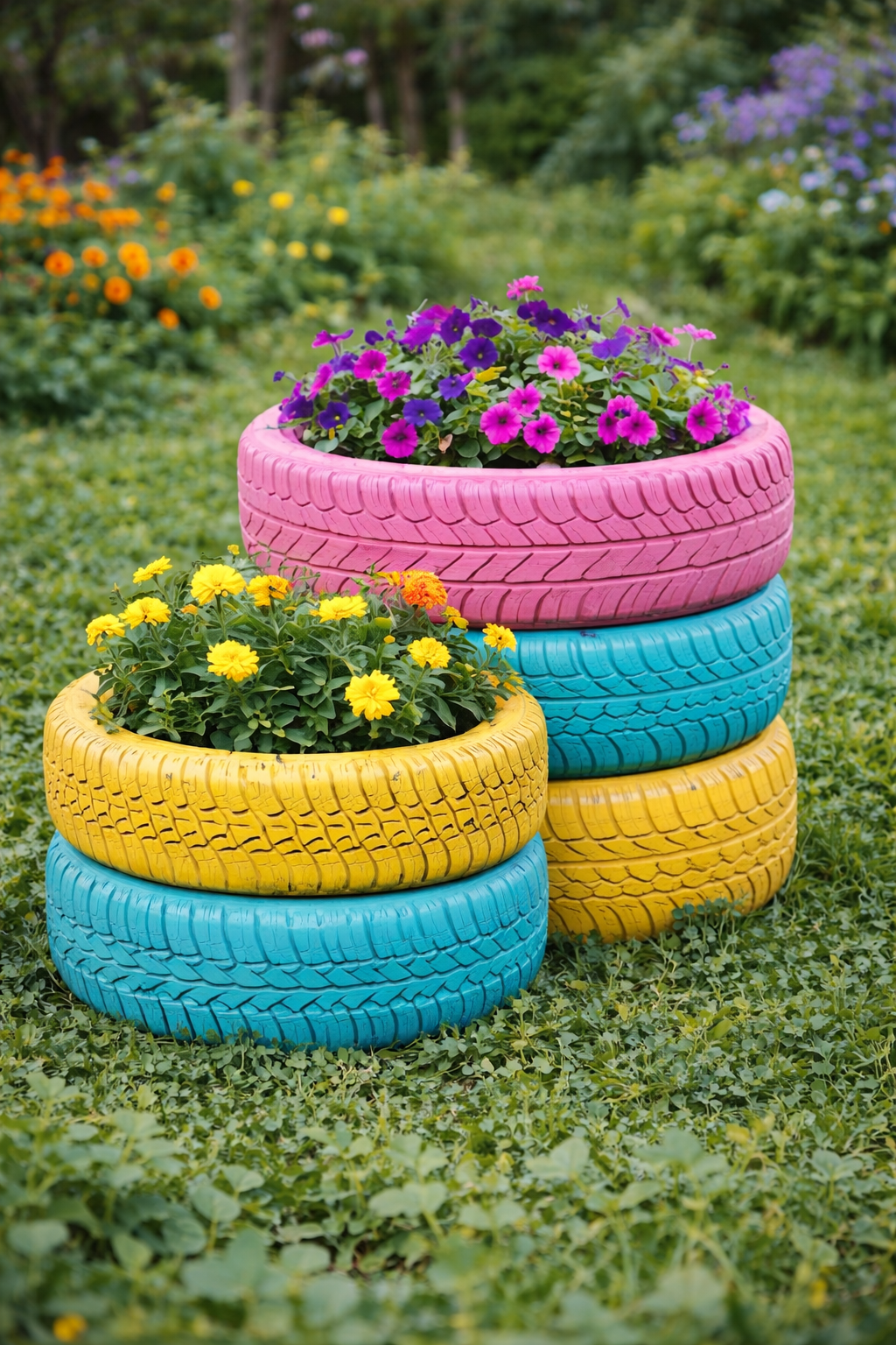 Maneiras Criativas para Plantar no Jardim: ideias simples, bonitas e cheias de personalidade maneiras criativas para plantar no jardim 5