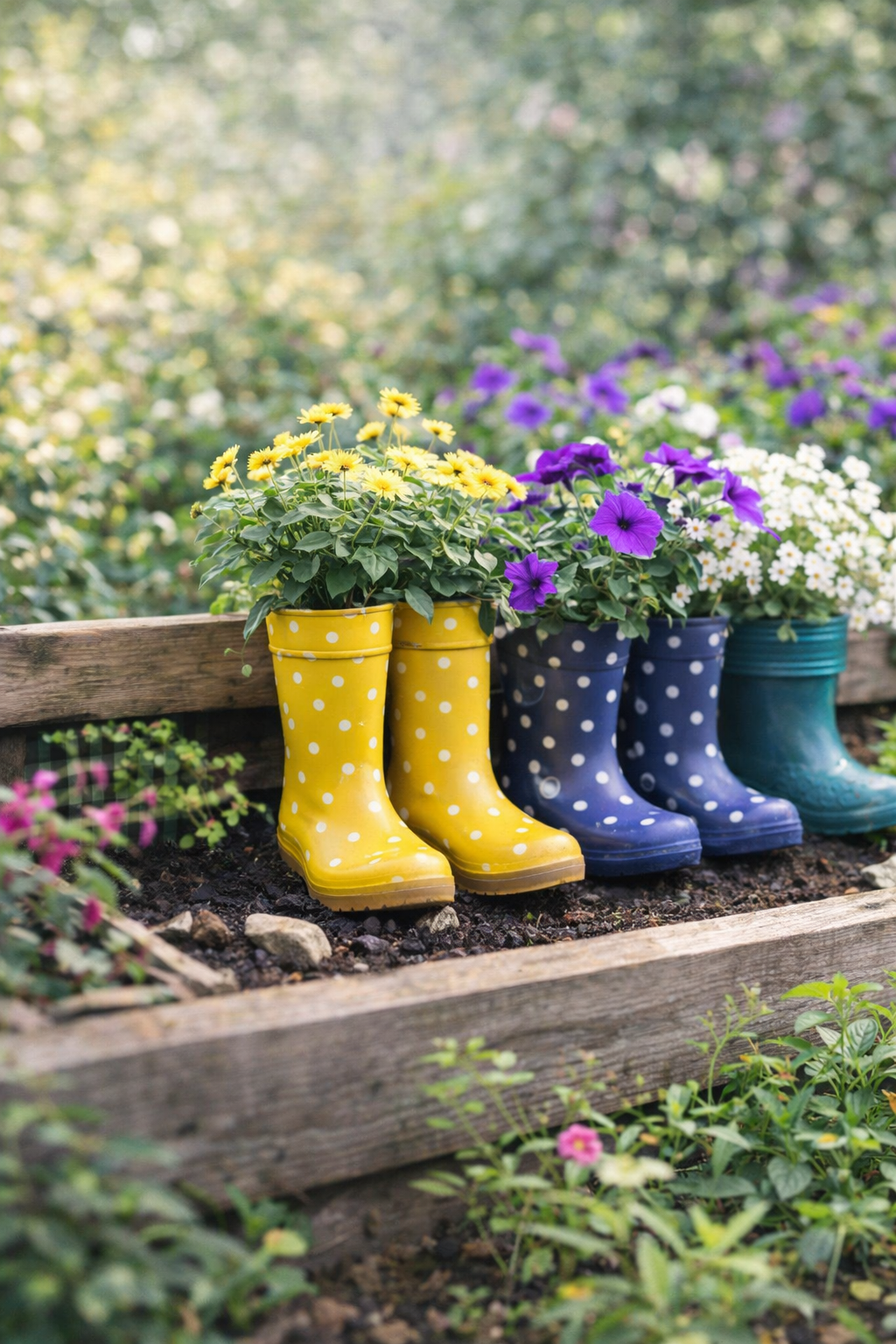 Maneiras Criativas para Plantar no Jardim: ideias simples, bonitas e cheias de personalidade maneiras criativas para plantar no jardim 7