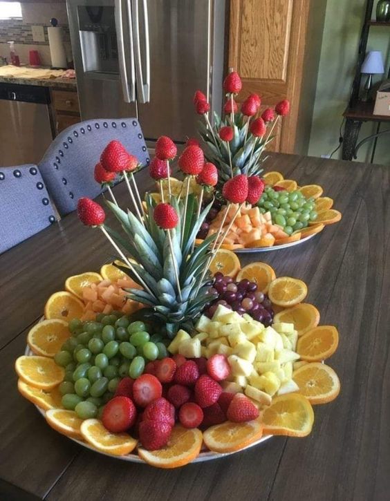 mesa de fruta decoradas 5