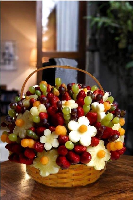 mesa de fruta decoradas 7