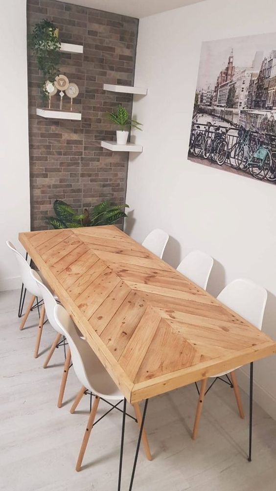 mesa de palete madeira 3