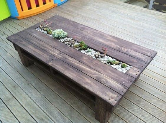 mesa de palete madeira 6