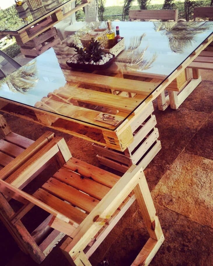 mesa de palete madeira 9