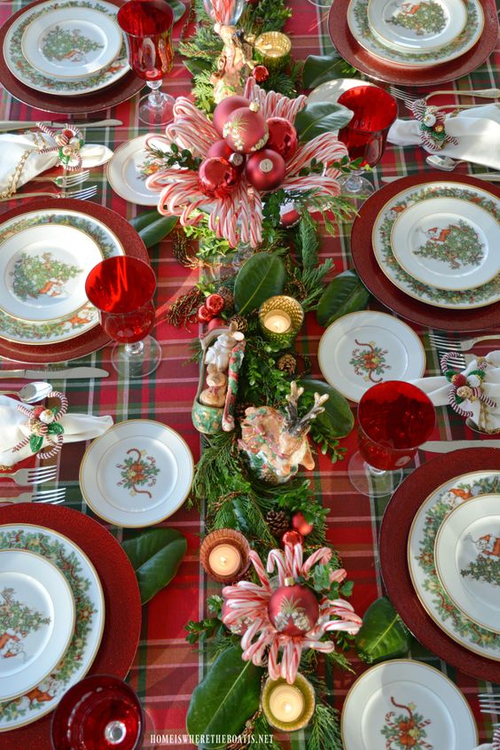 mesa decorada natal 7