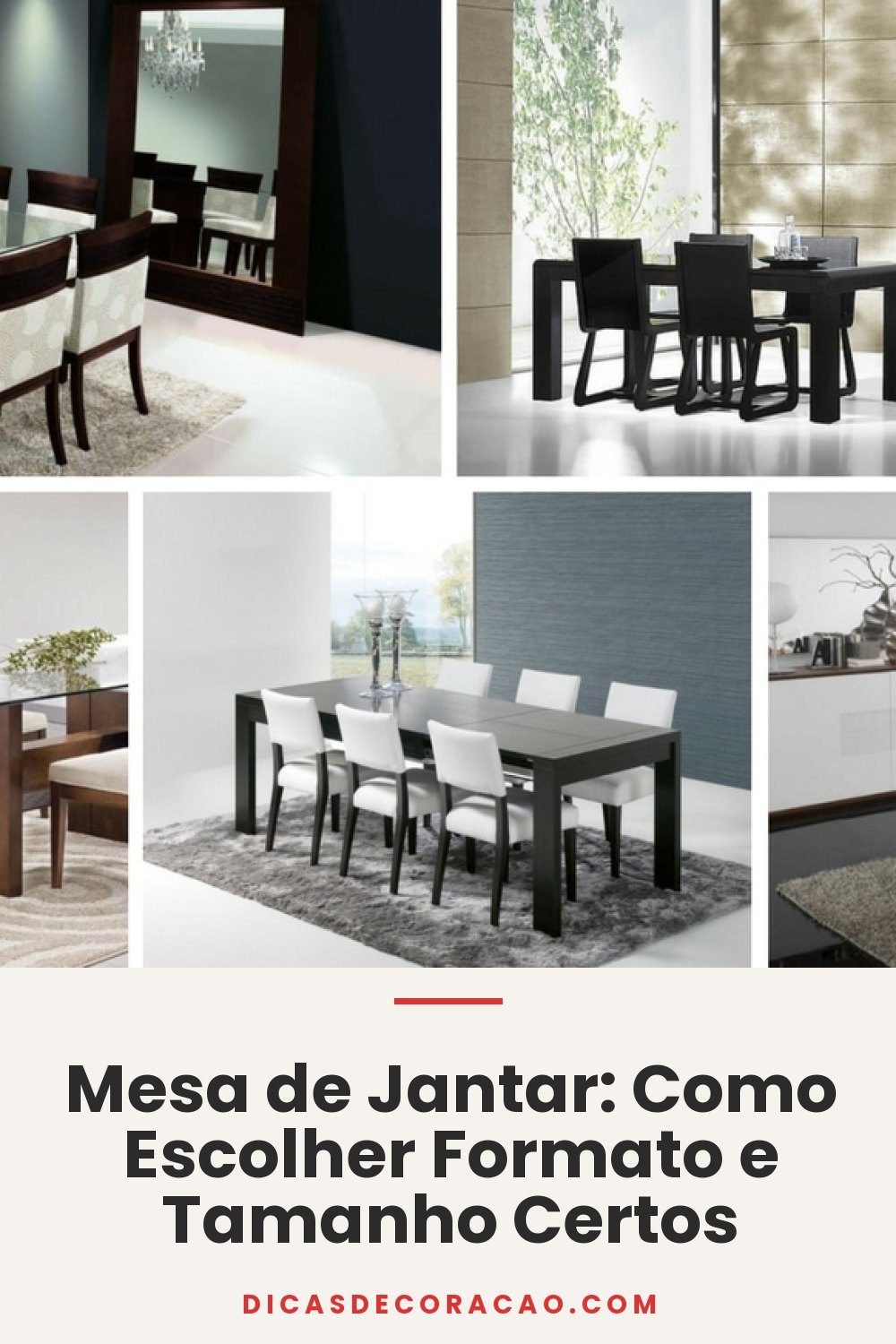 Mesa de Jantar: Como Escolher Formato e Tamanho Certos