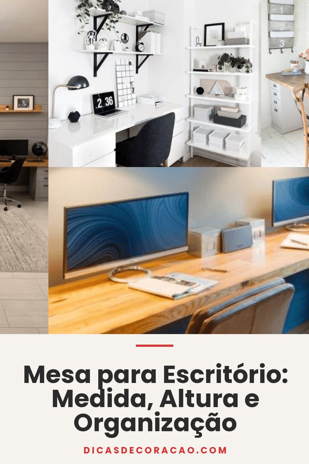 Mesa para Escritório: Medida, Altura e Organização