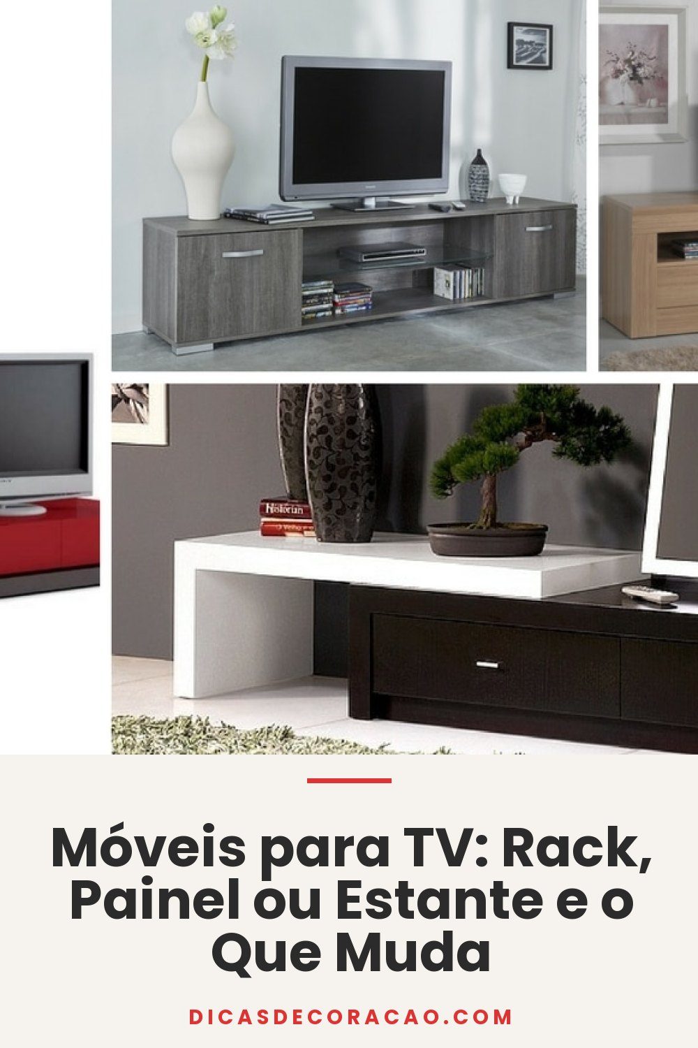Móveis para TV: Rack, Painel ou Estante e o Que Muda