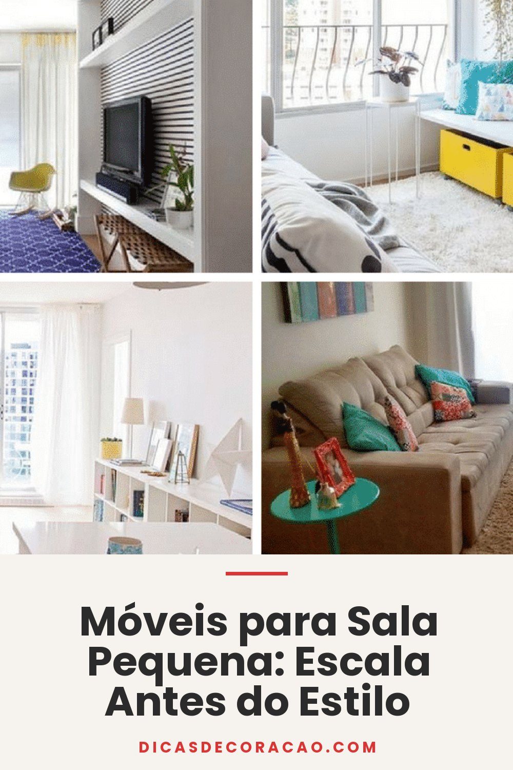 Móveis para Sala Pequena: Escala Antes do Estilo