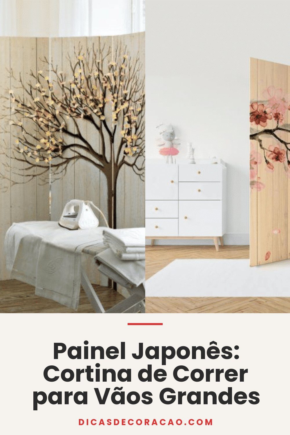 Painel Japonês: Cortina de Correr para Vãos Grandes