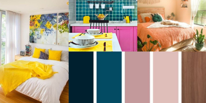 paleta de cores para a decoracao de casas