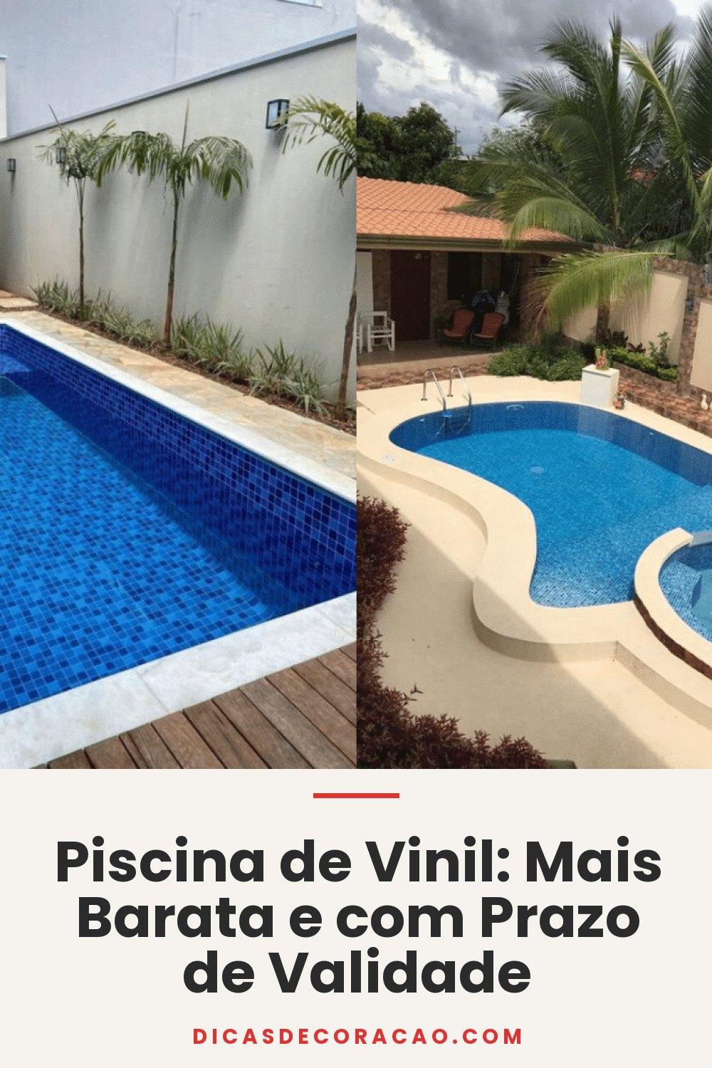 Piscina de Vinil: Mais Barata e com Prazo de Validade