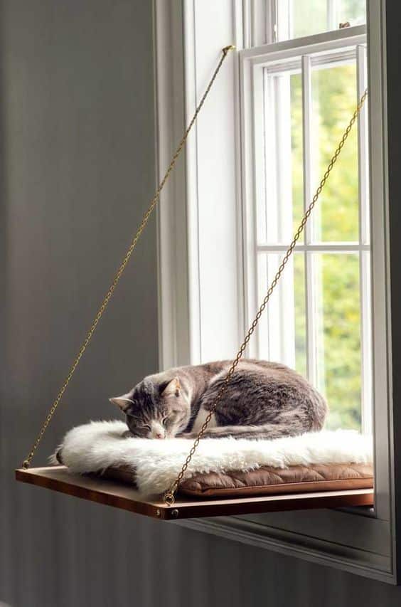 poleiro de janela para gatos faca voce mesmo