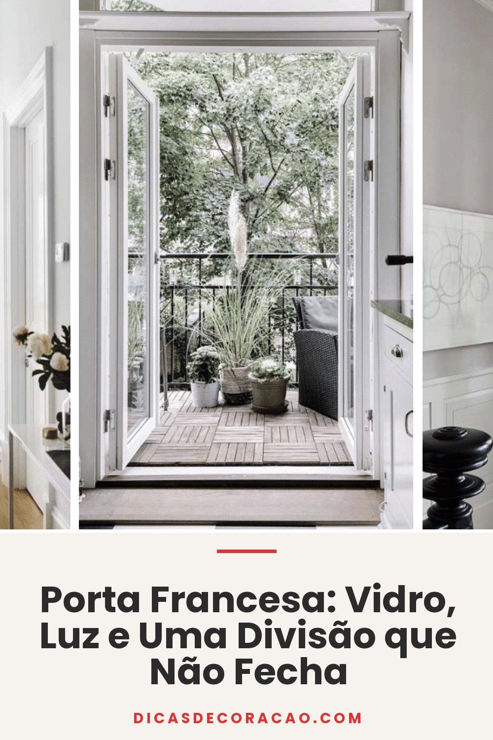 Porta Francesa: Vidro, Luz e Uma Divisão que Não Fecha