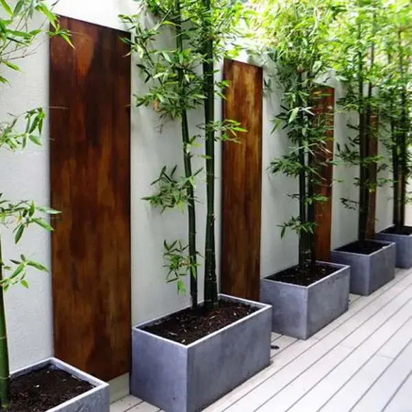 projetos com metal enferrujado em areas externas 4