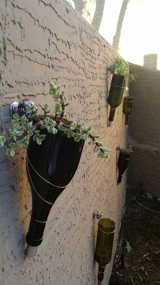projetos criativos de vidro para o jardim 4