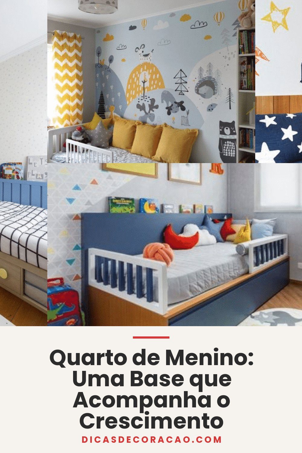 Quarto de Menino: Uma Base que Acompanha o Crescimento