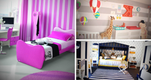 quarto decorado com listras