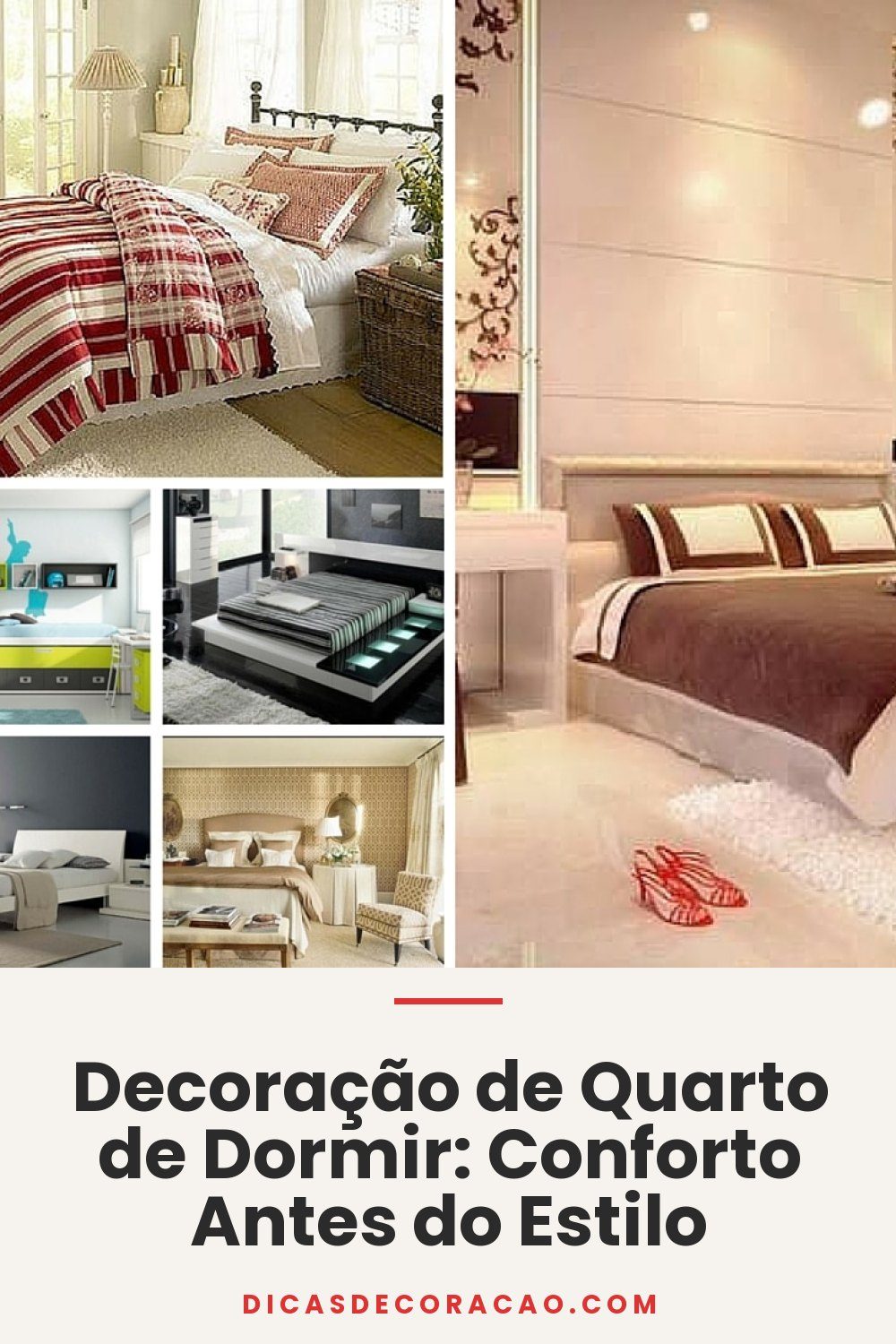 Decoração de Quarto de Dormir: Conforto Antes do Estilo