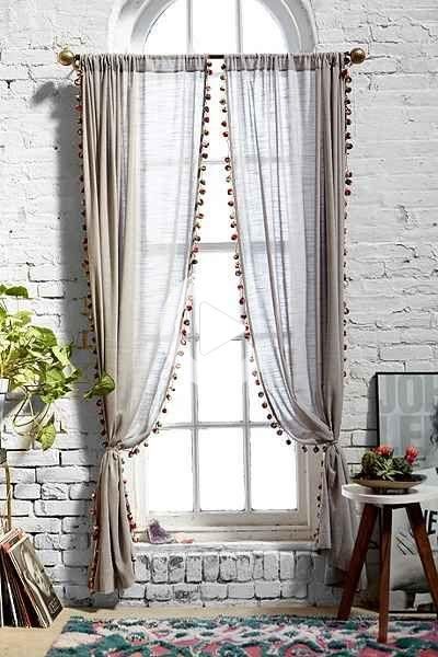tecidos cortina decoracao ambiente rustico 3