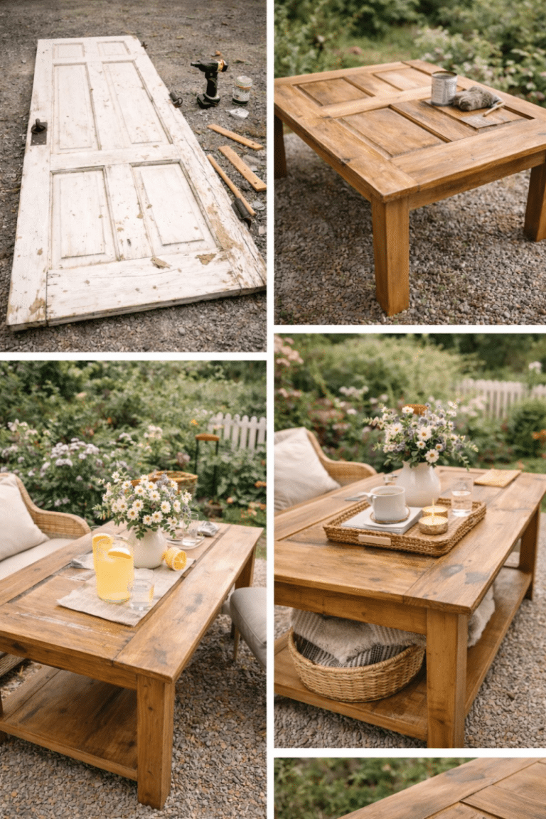 Transforme uma porta antiga em uma linda mesa: guia criativo para reaproveitar madeira com estilo transforme uma porta antiga em uma linda mesa 8