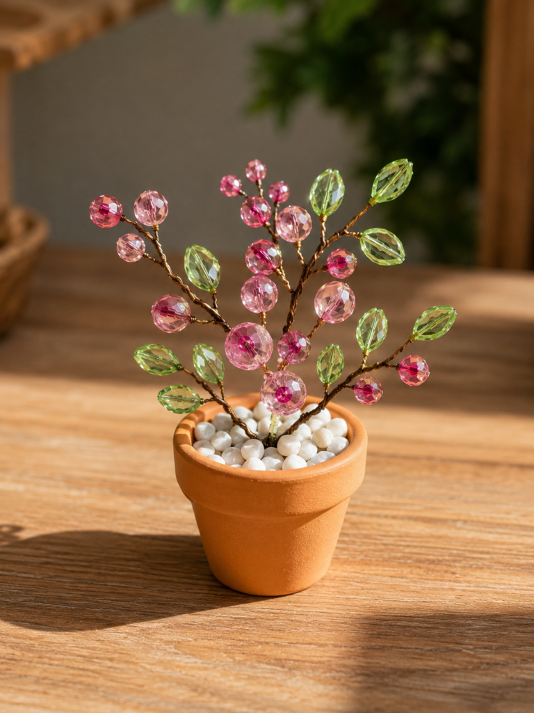 Vasinhos de Flores em Miniatura Adornados com P&eacute;rolas e Joias: Ideias Delicadas vasinhos de flores em miniatura adornados com perolas e joias 1