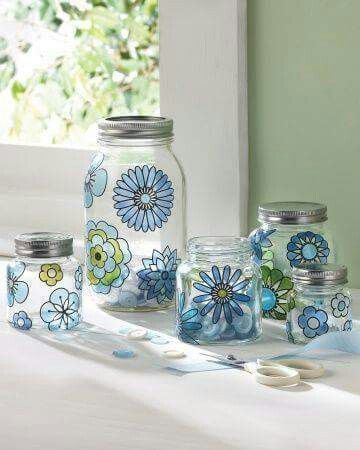 vasos de vidro decorativos